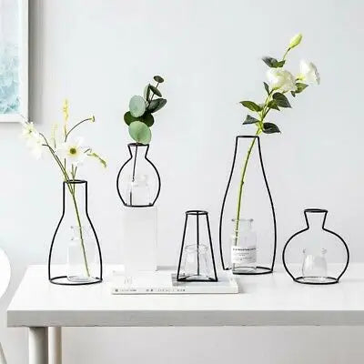 Retro Iron Vase Collection