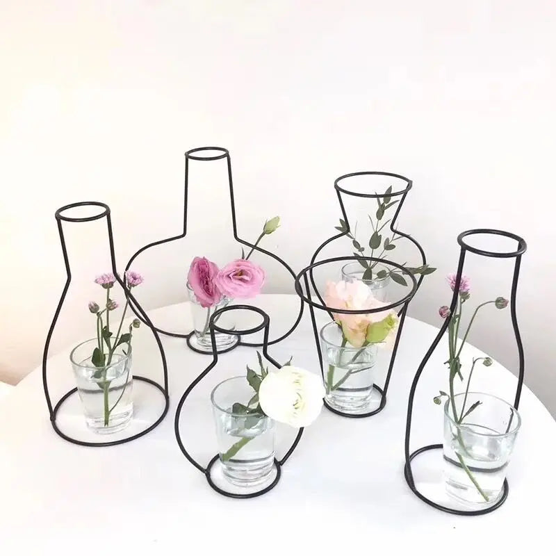 Retro Iron Vase Collection